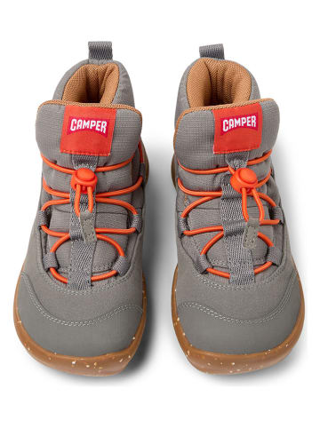 Camper Boots in Grau/ Orange