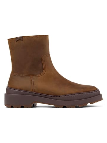 Camper Leder-Boots in Hellbraun
