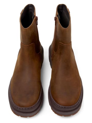 Camper Leder-Boots in Hellbraun