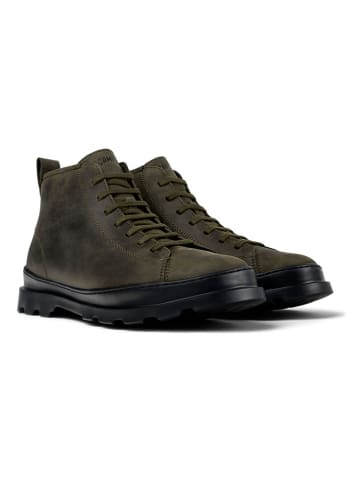 Camper Leren boots kaki