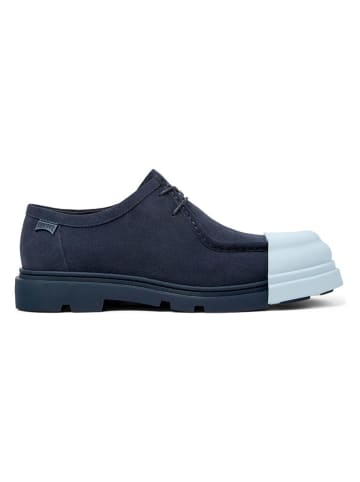 Camper Leren veterschoenen blauw/lichtblauw