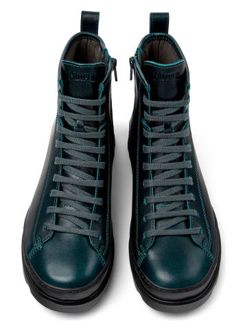 Camper Leder-Boots in Grün
