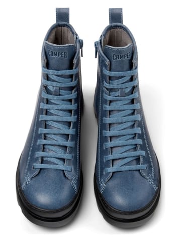 Camper Leder-Boots in Blau