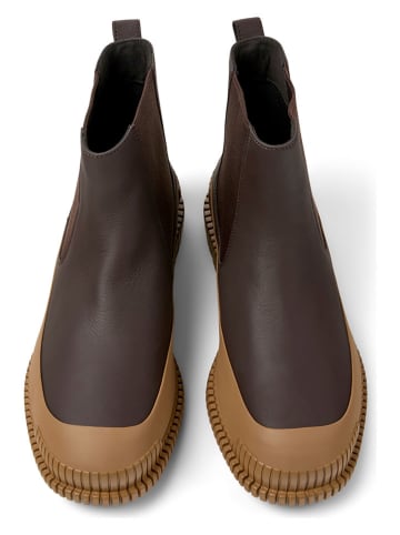 Camper Leren chelseaboots bruin