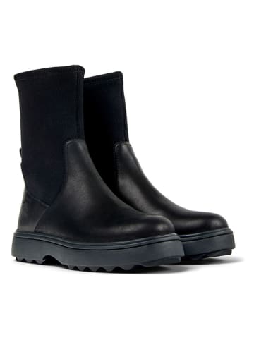 Camper Leder-Boots in Schwarz