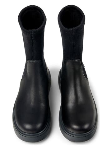 Camper Leren boots zwart