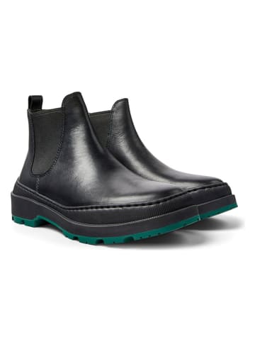 Camper Leder-Chelsea-Boots in Schwarz