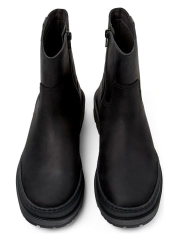 Camper Leder-Boots in Schwarz