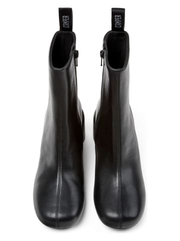 Camper Leder-Stiefeletten in Schwarz