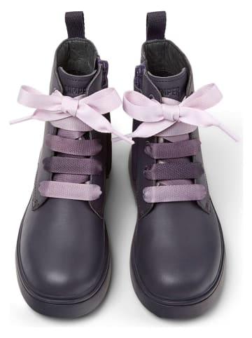 Camper Leder-Boots in Lila