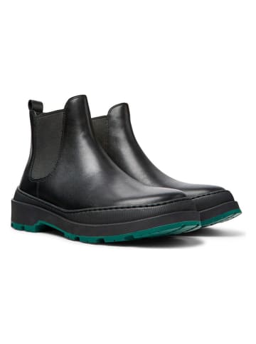 Camper Leder-Chelsea-Boots in Schwarz
