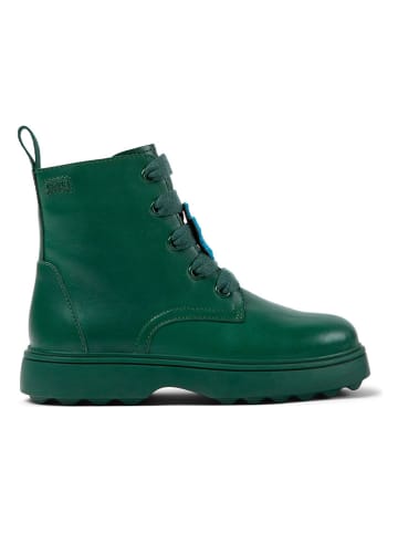 Camper Leder-Boots in Grün