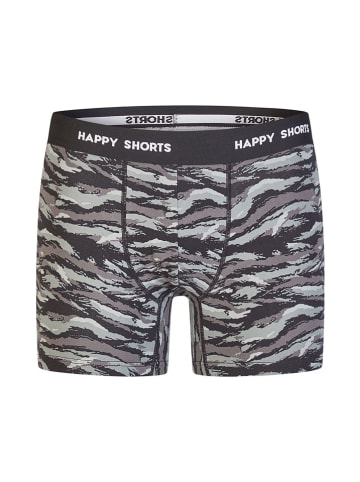 Happy Shorts 3er-Set: Boxershorts in Hellbraun/ Schwarz
