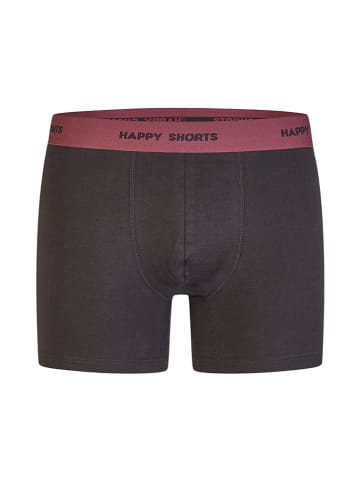 Happy Shorts Bokserki (2 pary) w kolorze bordowo-czarnym