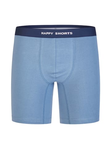 Happy Shorts 2er-Set: Boxershorts in Dunkelblau/ Hellblau