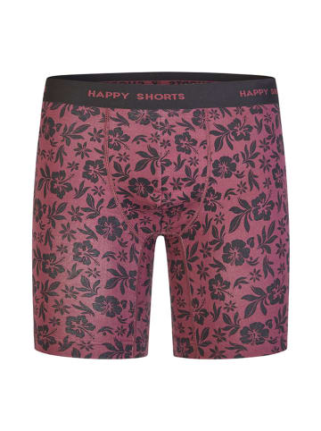 Happy Shorts 2er-Set: Boxershorts in Bordeaux/ Schwarz
