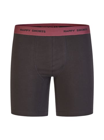 Happy Shorts Bokserki (2 pary) w kolorze bordowo-czarnym