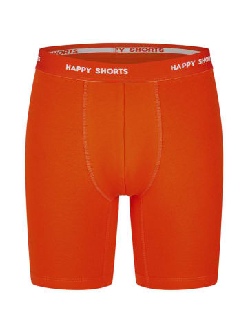 Happy Shorts 2er-Set: Boxershorts in Orange/ Türkis