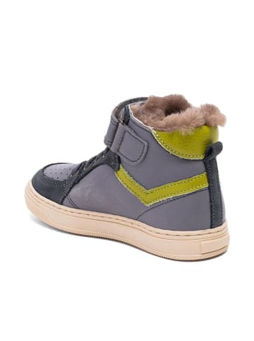 bisgaard Leder-Sneakers "Isak" in Hellblau