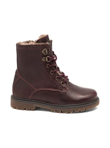 bisgaard Leder-Boots "Maia" in Rot