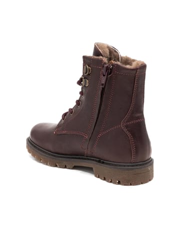 bisgaard Leder-Boots "Maia" in Rot