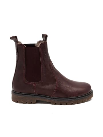 bisgaard Leder-Chelsea-Boots "Neel" in Rot