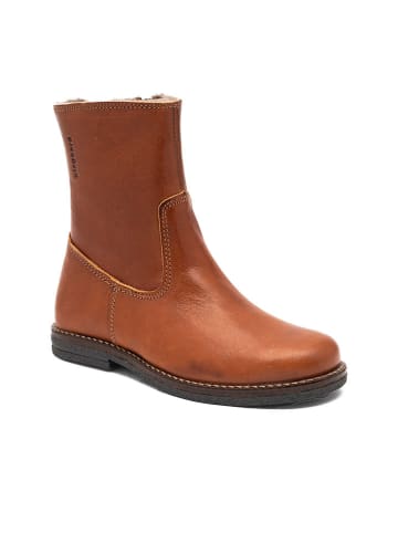bisgaard Leder-Boots "Nicola" in Hellbraun