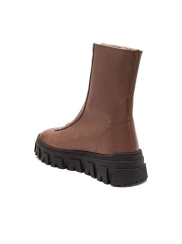 bisgaard Leder-Boots "Nomi" in Hellbraun