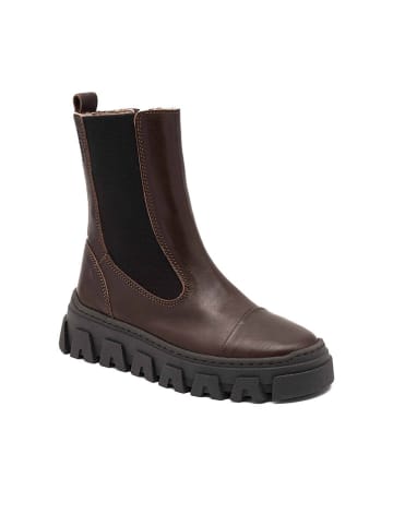 bisgaard Leder-Boots "Nilla" in Braun