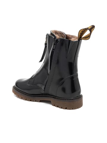 bisgaard Leder-Boots "Nora" in Schwarz