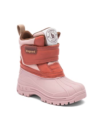 bisgaard Leder-Boots "Pixie" in Rosa/ Rot