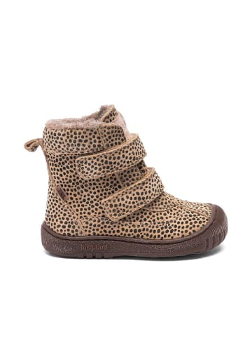 bisgaard Leren boots "Ellis" beige/zwart