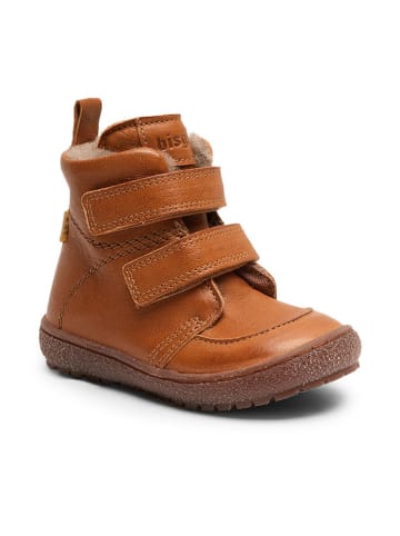 bisgaard Leder-Boots "Storm" in Hellbraun