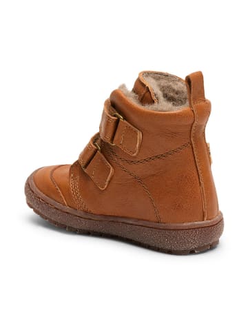 bisgaard Leder-Boots "Storm" in Hellbraun