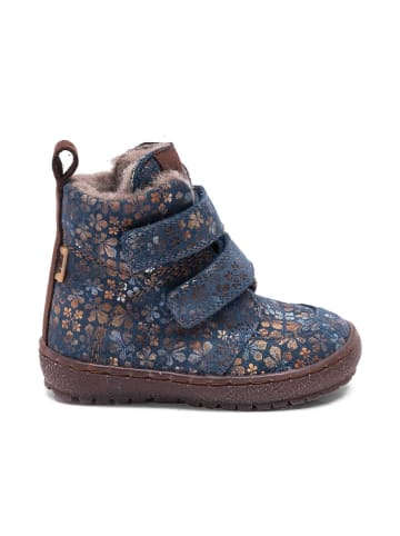 bisgaard Leder-Boots "Storm" in Blau