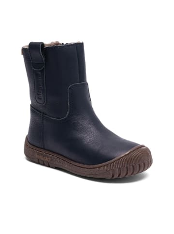 bisgaard Leren boots donkerblauw
