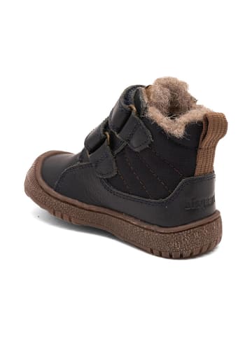 bisgaard Leder-Boots "Helton" in Schwarz