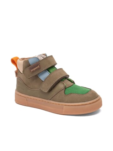 bisgaard Leder-Sneakers "Roy" in Khaki