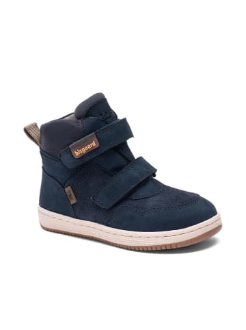 bisgaard Leder-Boots "Matty" in Dunkelblau