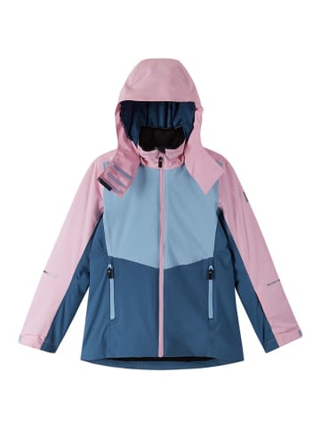 Reima Winterjas "Lainio" blauw/lichtroze/lichtblauw