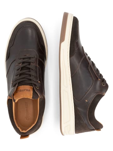 TRAVELIN' Sneakersy w kolorze brązowym