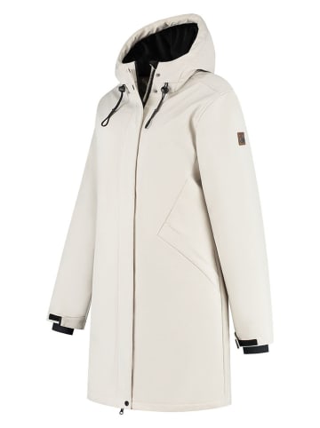 TRAVELIN' Regenmantel in Creme