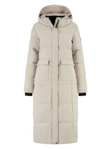 TRAVELIN' Wintermantel in Creme