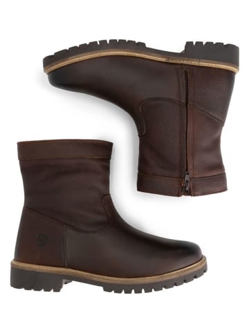 TRAVELIN' Leder-Boots in Braun