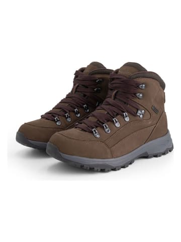 TRAVELIN' Skórzane buty trekkingowe w kolorze brązowym