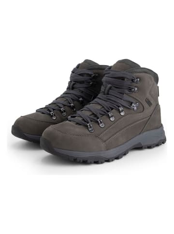 TRAVELIN' Leder-Trekkingschuhe in Anthrazit