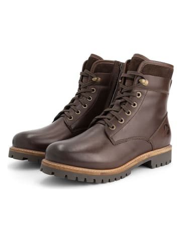 TRAVELIN' Leren boots bruin