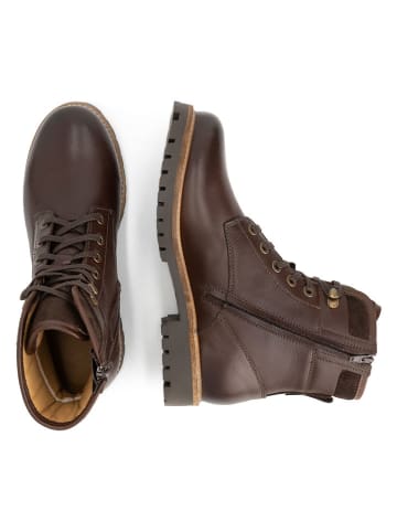 TRAVELIN' Leren boots bruin