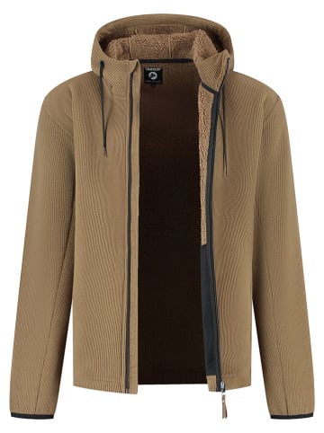 TRAVELIN' Bluza w kolorze jasnobrązowym