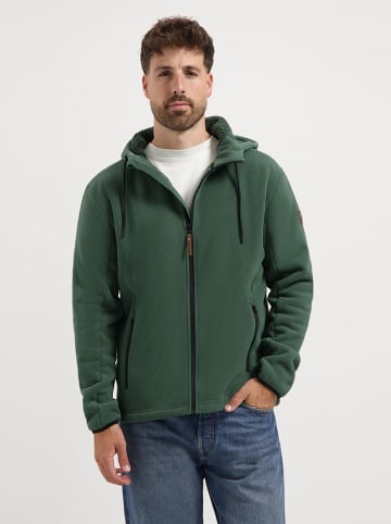 TRAVELIN' Sweatjacke in Grün